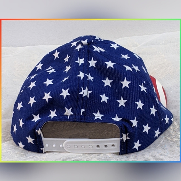 AMERICAN APPAREL FOURTH OF JULY AMERICAN FLAG CAP - Picture 3 of 5